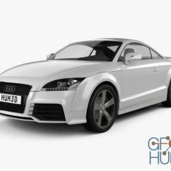 3D model Audi TT RS 2009 car