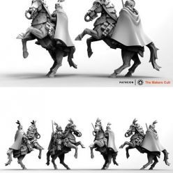 3D model Feudal Guard Highborn Cavalry Officer – 3D Print