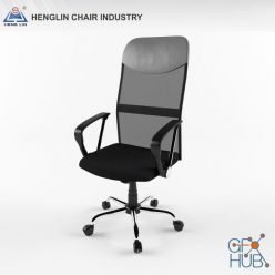 3D model Henglin chair H-935-2 for office