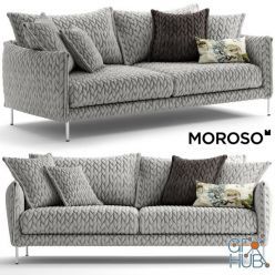 3D model Two seater sofa Gentry 105 by Moroso