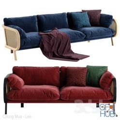 3D model Buzzi cane sofa