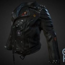 3D model Leather Jacket PBR