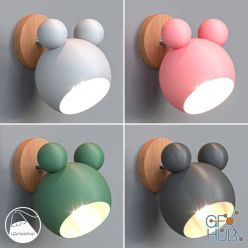 3D model LampsShop.ru CB7002 Sconce Mikki