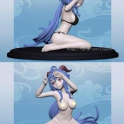 3D model Genshin Ganyu Bikini and NSFW Version – 3D Print