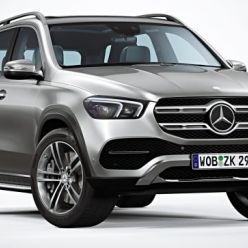 3D model Mercedes Benz GLE 2020