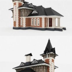 3D model Victorian house