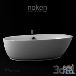 3D model NOVAK bathtub freestanding Noken