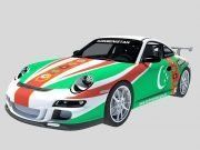 3D model Porsche 997 GT3 car