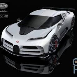3D model Bugatti Centodieci 2020 car