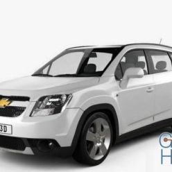 3D model Chevrolet Orlando 2011 car