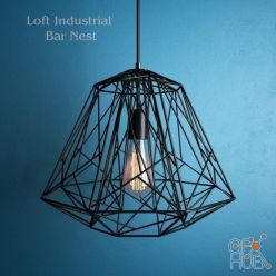 3D model Lamp loft style (max)