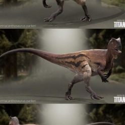 3D model Metriacanthosaurus parkeri PBR