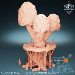 3D model ﻿Town Square Tree – 3D Print