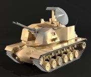 3D model Anti-aircraft M247 Sergeant York