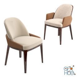 3D model Bentley Home Malvern chair