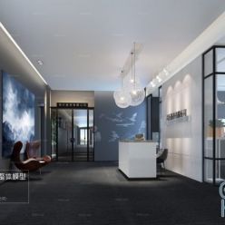 3D model Lobby Reception Interior A011