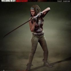 3D model Michonne – Walking Dead PBR