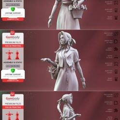 3D model Aerith Gainsborough – 3D Print