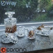 3D model Crystal tableware