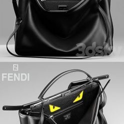 3D model Bag fendi bags peekaboo