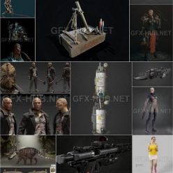 3D model PBR Game 3D-Models Bundle December 2019