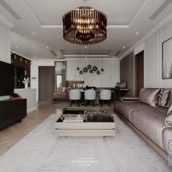 3D model Interior Dining-Livingroom by Nguyen Luc
