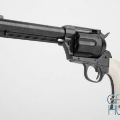 3D model Pneumatic revolver Colt Peacemaker SAA CO2