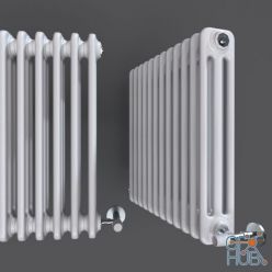 3D model Cordivari Ardesia 3 Columns Tubular Radiator