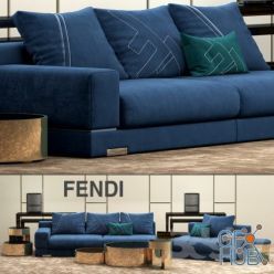 3D model Sofa Fendi Casa Madison