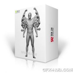 3D model 3D Scan Store – Male Range of Movement