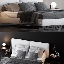 3D model BED BY MINOTTI 8