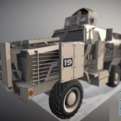 3D model Caiman MRAP PBR