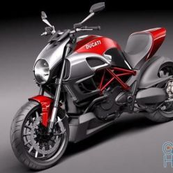 3D model Ducati Diavel 2011