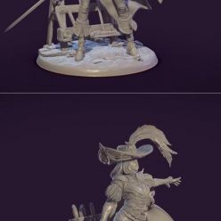 3D model Elle The Musketeer – 3D Print