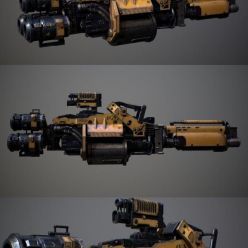 3D model Sci-Fi Gun