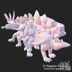 3D model Dino Riders – 3D Print