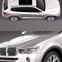 3D model BMW X3 2015