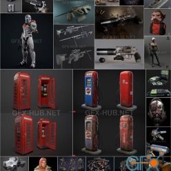 3D model PBR Game 3D-Models Bundle May 2022