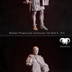 3D model ﻿Roman Praetorian Centurion 1st-2nd C. A.C. in Charge – 3D Print