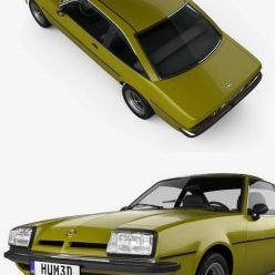 3D model Opel Manta (B) 1975 l