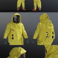 3D model HAZMAT SUIT NBC