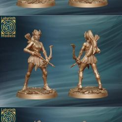 3D model Daughter of Artemis part 1-5 – 3D Print