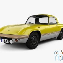 3D model Lotus Elan Sprint Fixed-head Coupe 1971 car