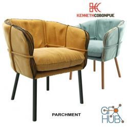 3D model PARCHMENT Kenneth Cobonpue armchair