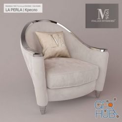 3D model Mantellassi La Perla armchair