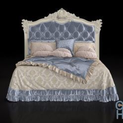 3D model Classic bed 5 Letto by Modenese Gastone