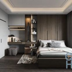 3D model Modern Style Bedroom 609