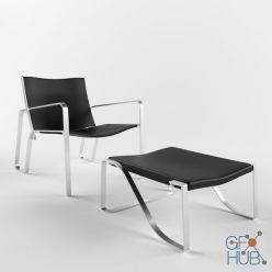 3D model Dalia chair modern