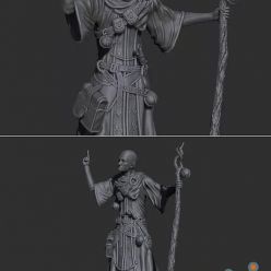 3D model Old Priest – 3D Print