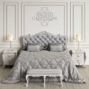 3D model Luxury bed Angelo Cappellini Ponza